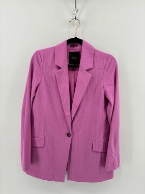 Vero Moda Hot Pink Pinstripe Tailored Blazer